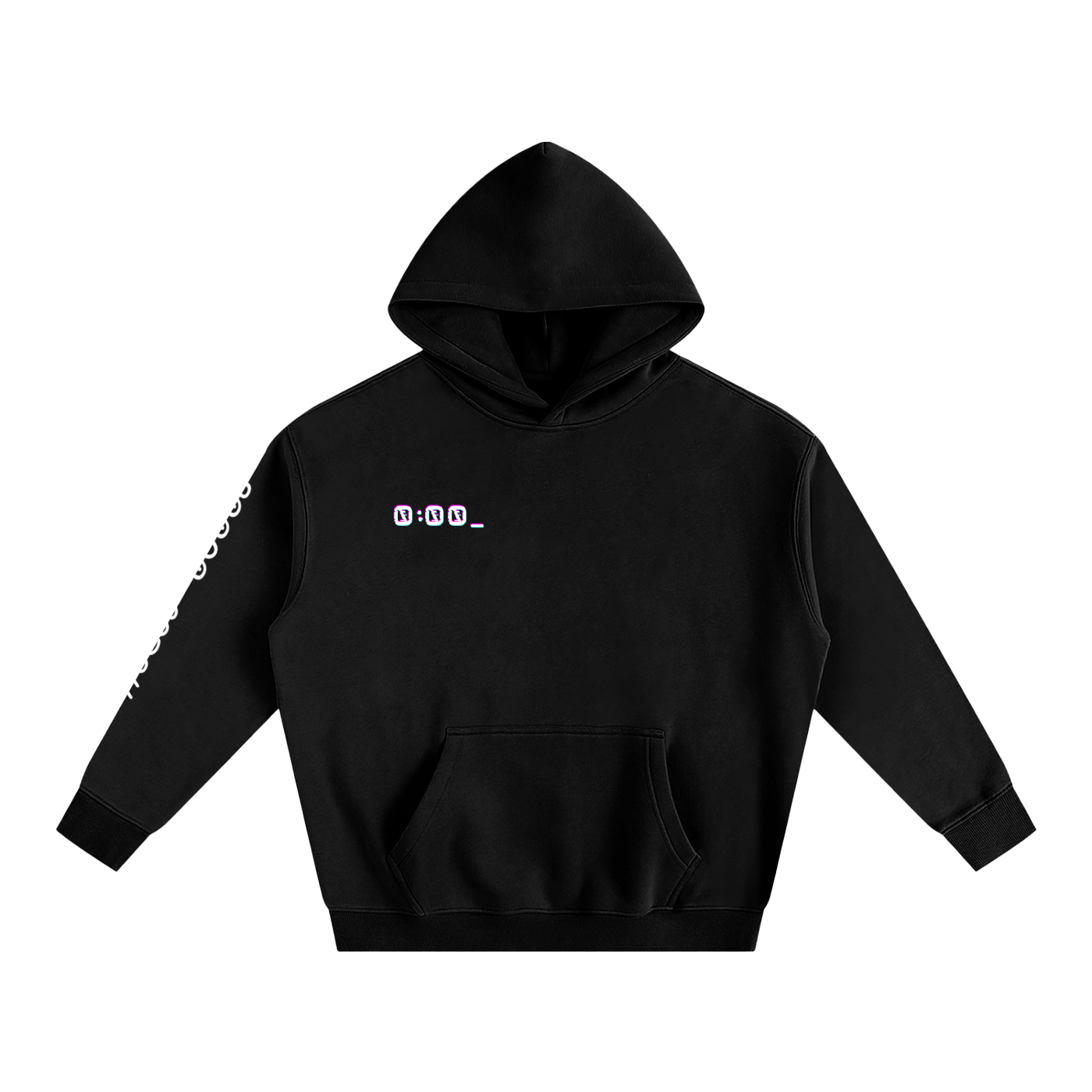 Out Of Time Hoodie – Black